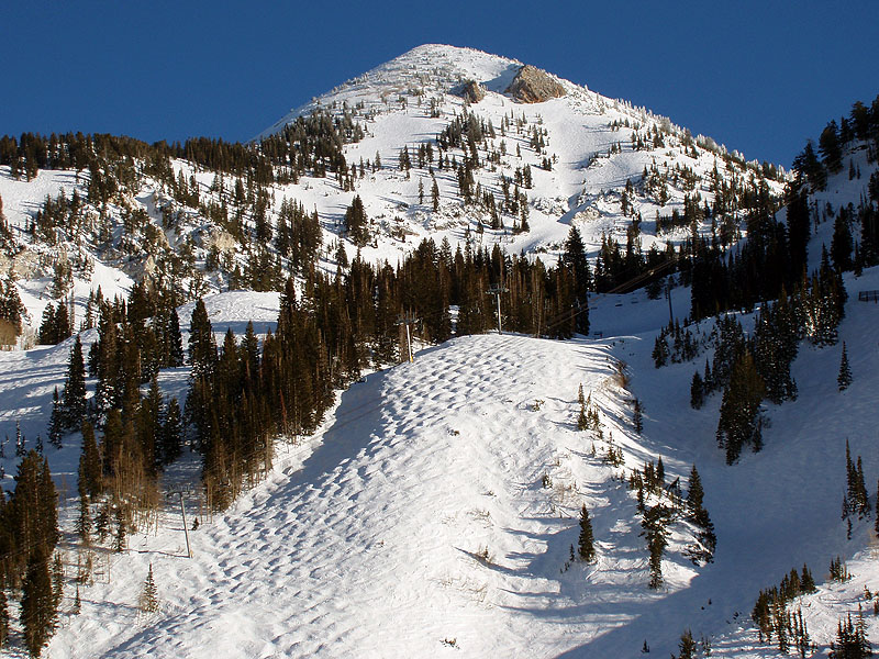 view from hotel. Snowbird