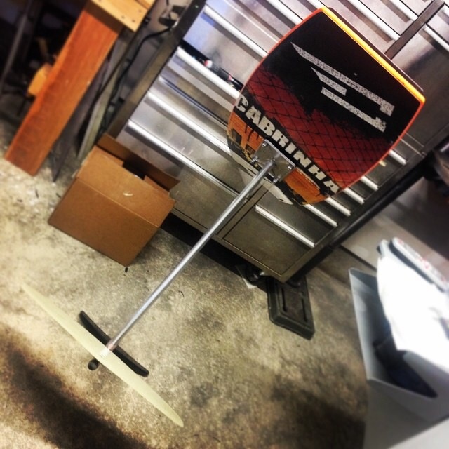 The skate has collected a bit of dust since the days of the winch