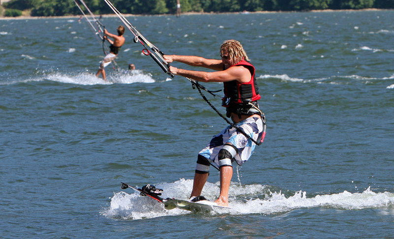 Riding in on TWO boards!!