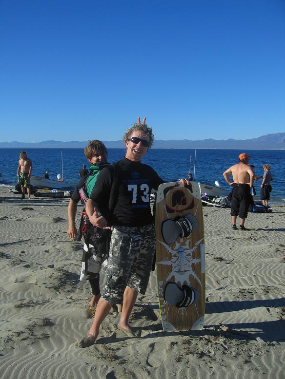 Jesse gives the bunny ears ...doh