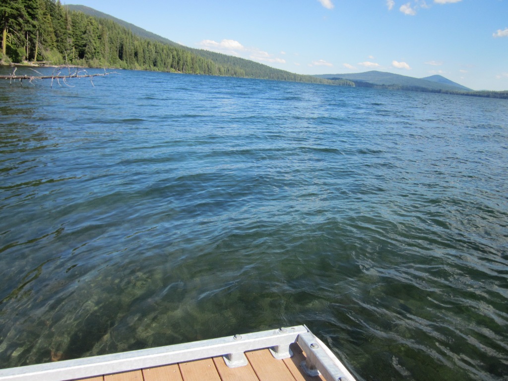 looking east from boatramp