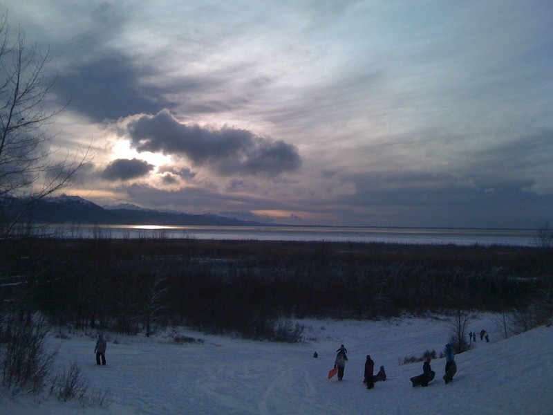 ..."secret" spot 5 minutes from the house (beyond the trees).