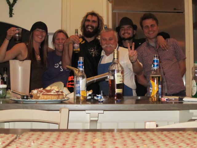 once the kids went home the party really started
