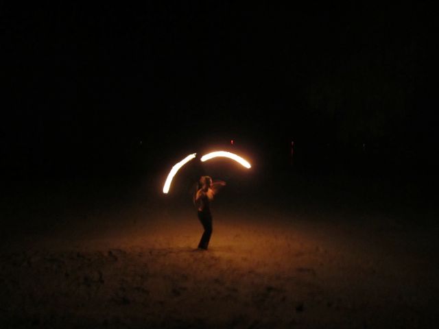 rachel fire dancing