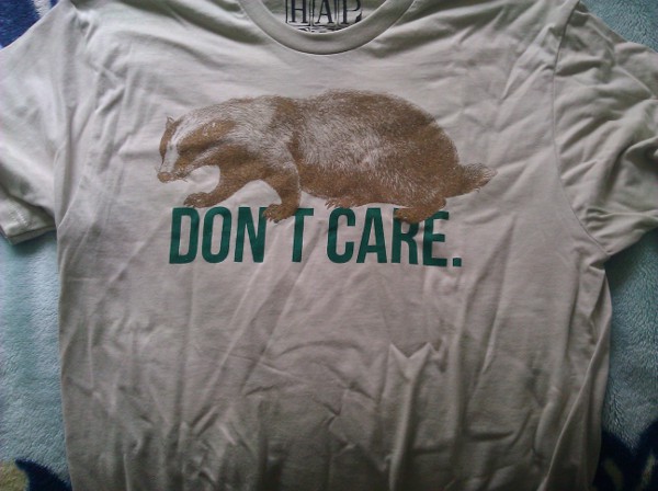 Honey Badger don't care.