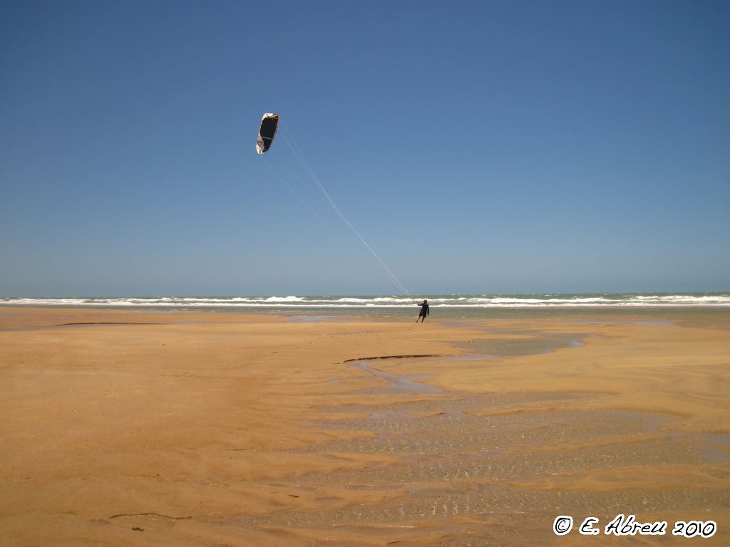 solo 8km downwinder w/ buggy following