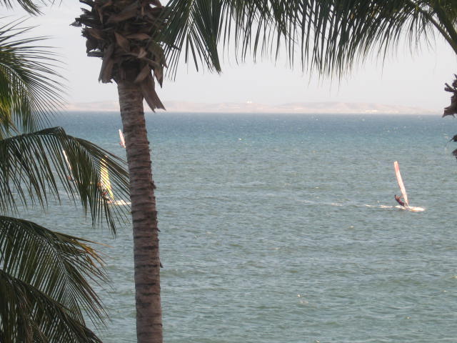 View from our room in El Yaque!