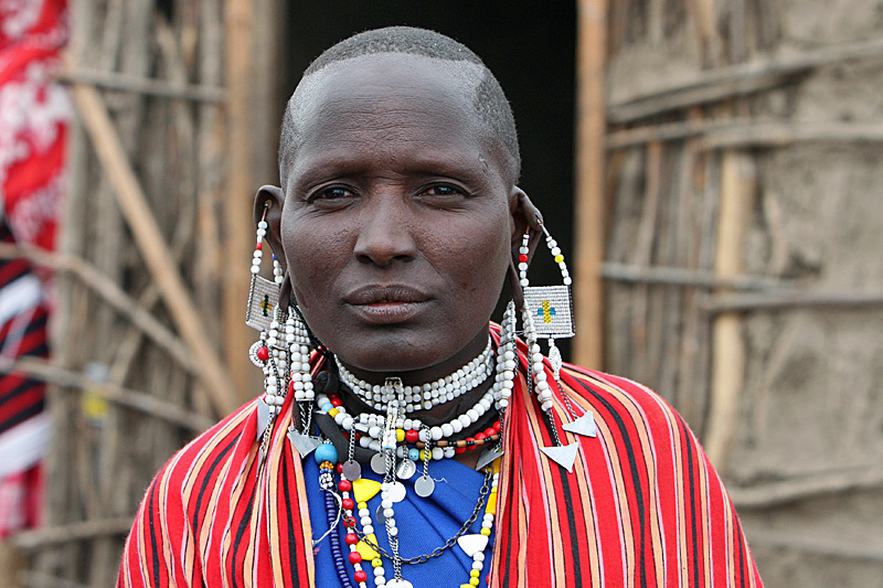 Maasai woman