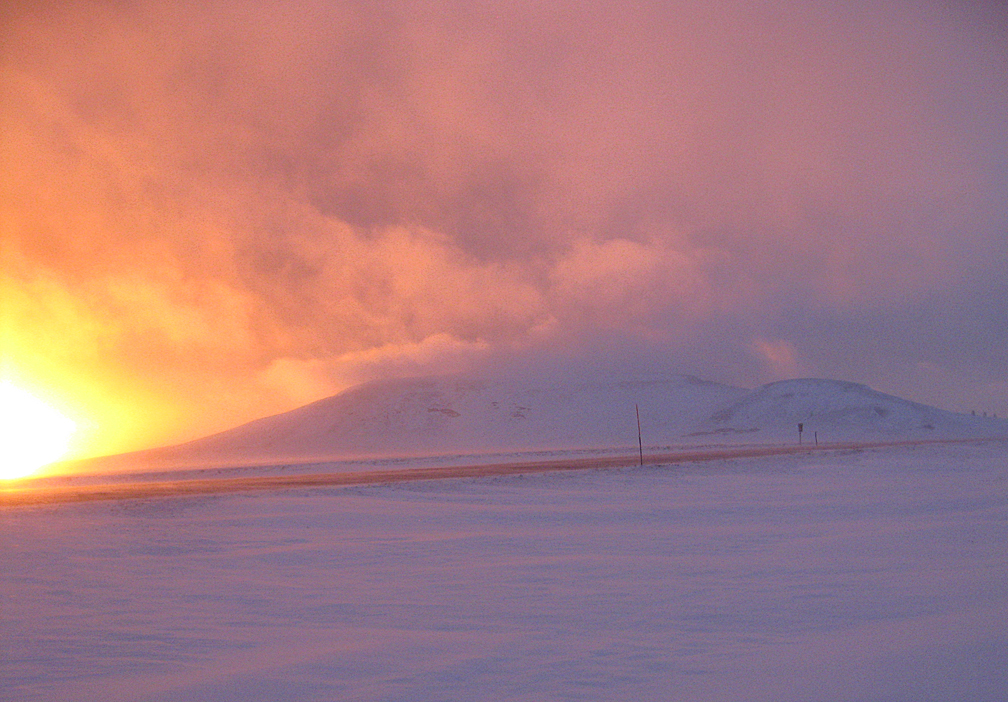 First day sunset