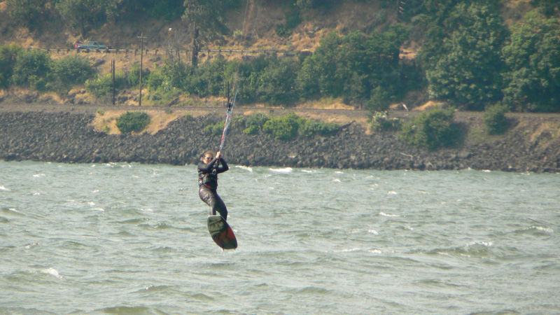 Jodi catching some air!