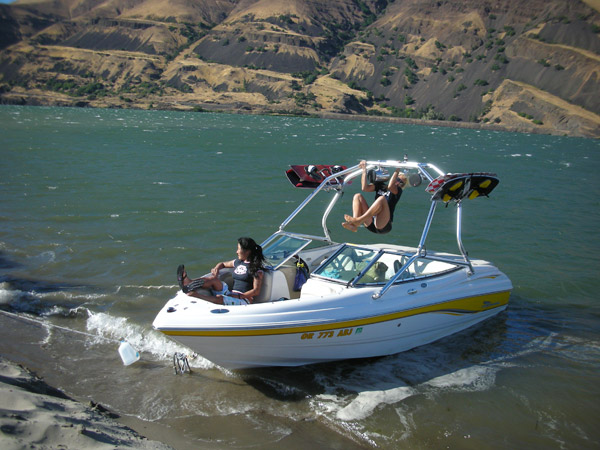 This is how the girls roll in between sessions!