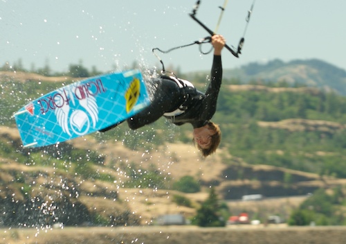 Julie Simsar- Passing the back mobe!