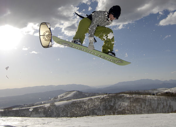 LF Snowkite team rider Petter Johnsen, Indy 3