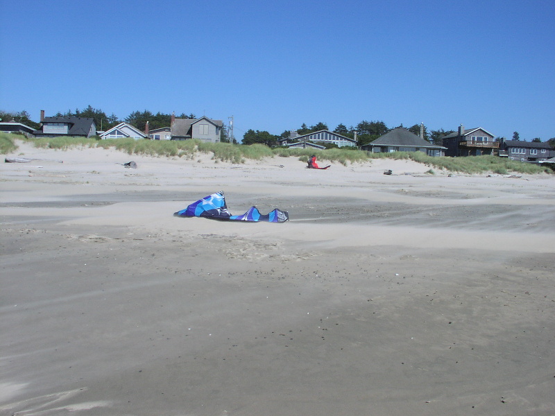 sand blowing on beach