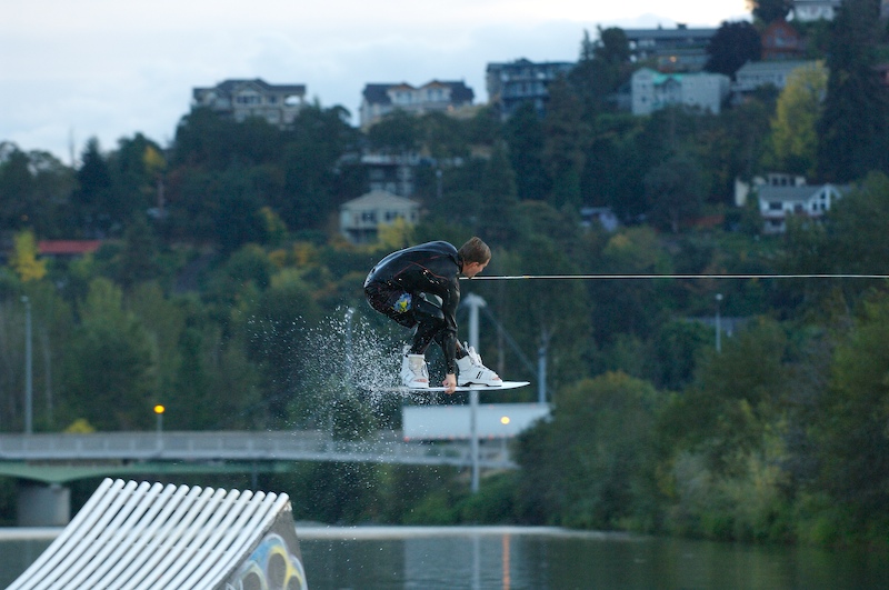 My Favorite shot of the night!  Pure Wake!!  Forrest off the kicker