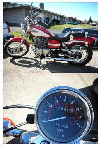 1996 Honda Rebel 250 Motorcycle Great gas mileage
