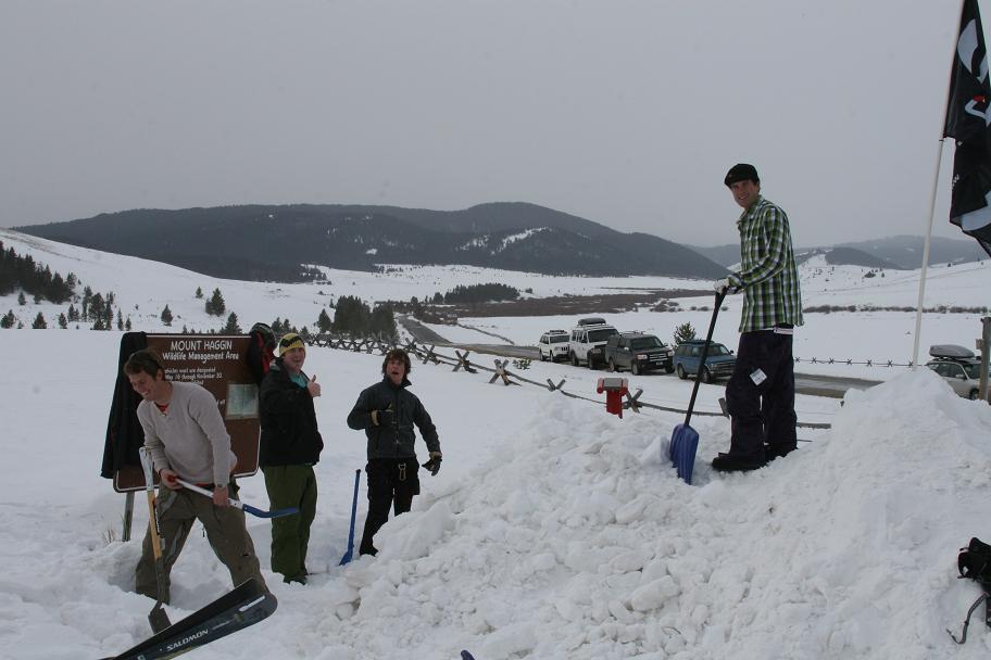 The crew building the goods