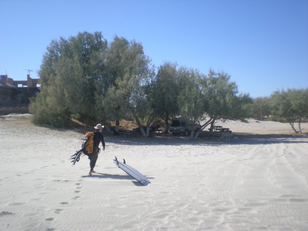 Our camp in San Felipe