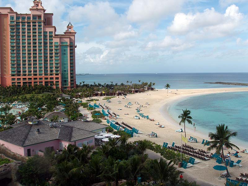 view of water park and atlantis
