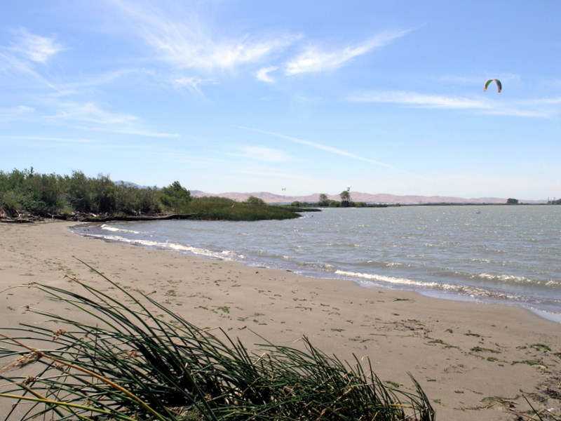 Sherman Island Kite Beach (this is as big as it gets)