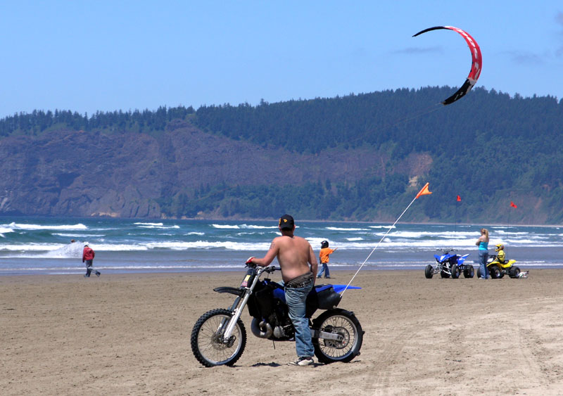 "Holy crap, that kite is as big as my underwear!" (Thanks Karl)