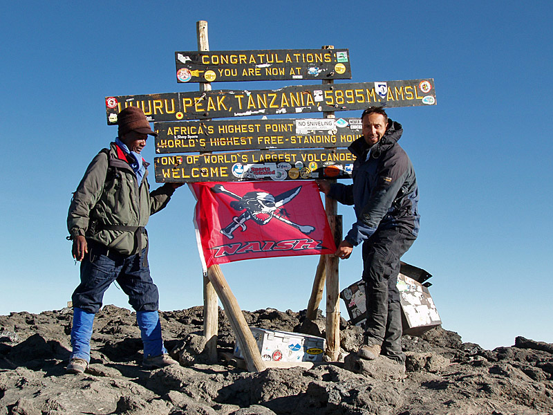 Very top! 19,340'