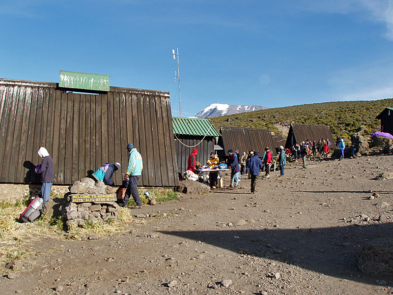 Camp life at 14,600'