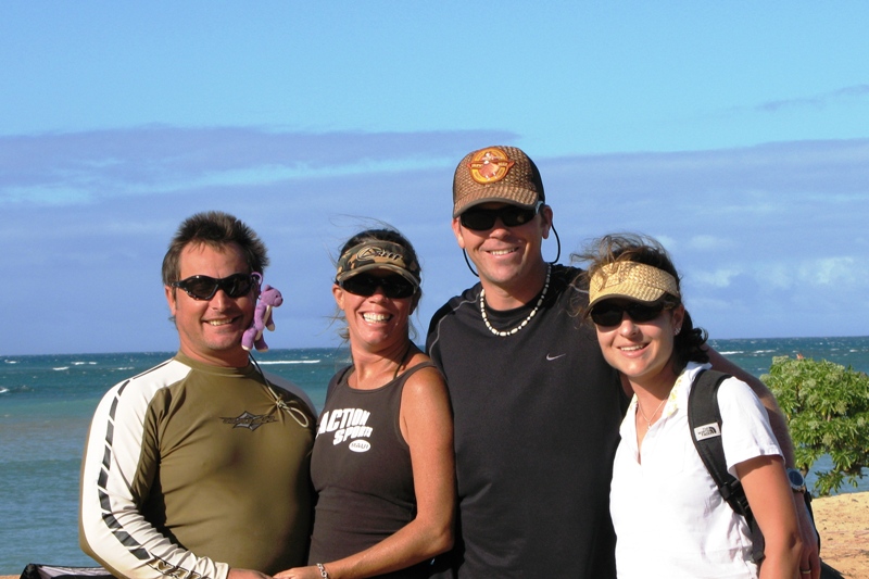 Purple Bear, just hanging out with Dave, Susie, Onad & Tonski