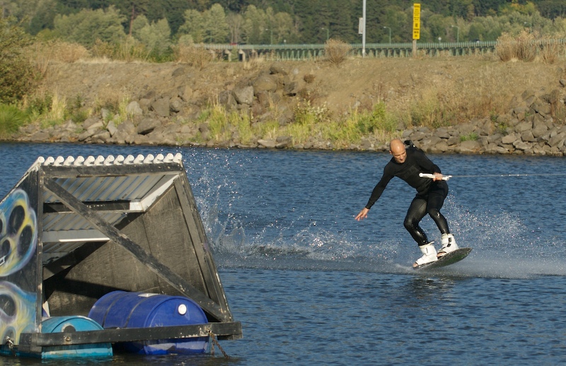 Getting his sea legs on with the first pull