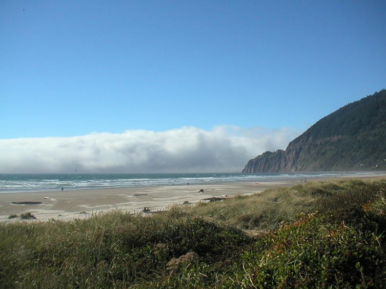 the north coast was fogged in... except manzo :)