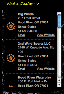 SS Dealer Locator showing for HR zip