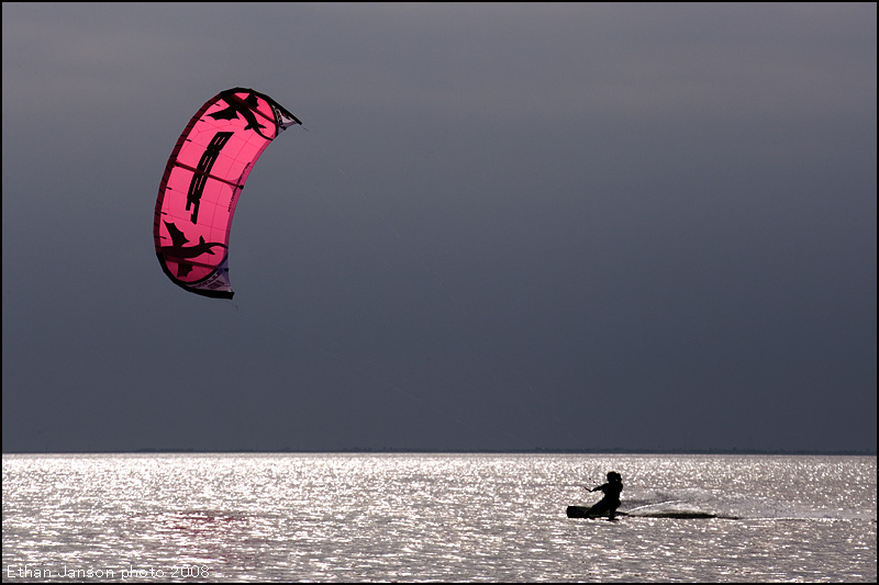 Denise at the North Flats of SPI, 11.25.2008