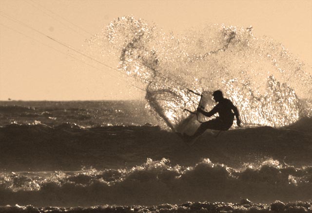 Van Man taking this wave down an inch or so.