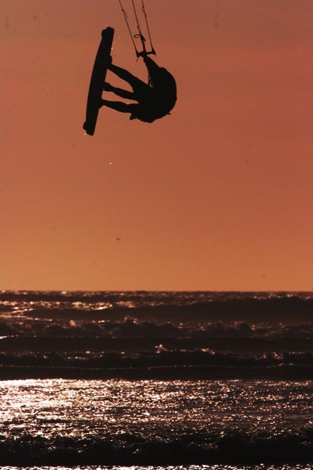 Brad, being B-Rad with the sunset Indy... It ain't no thang unless it is properly grabbed!