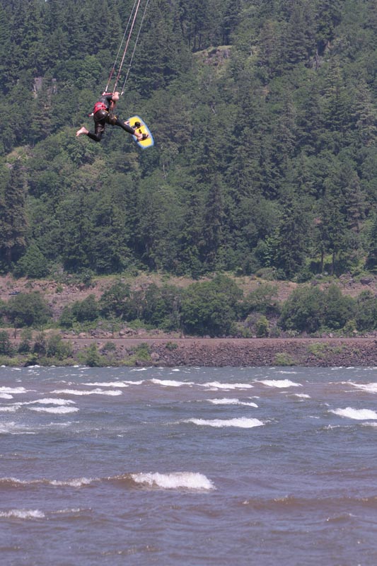 Teague, still flying over the Sandbar...