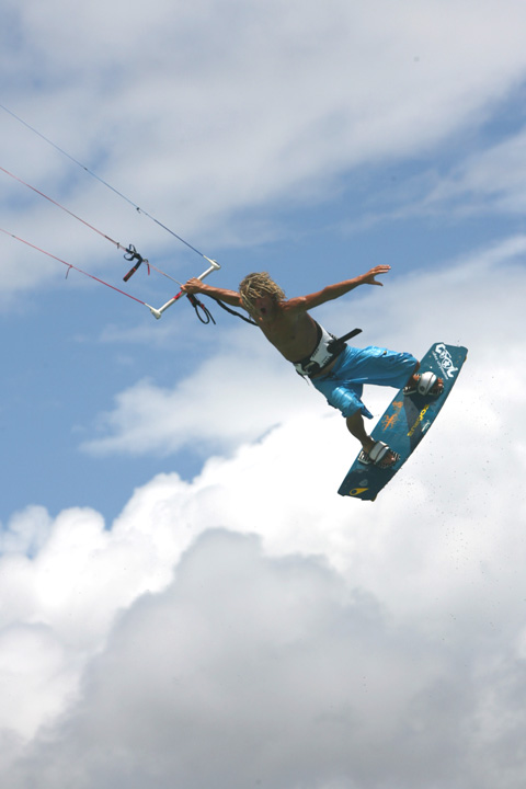 Cyril Coste at Kite Beach...