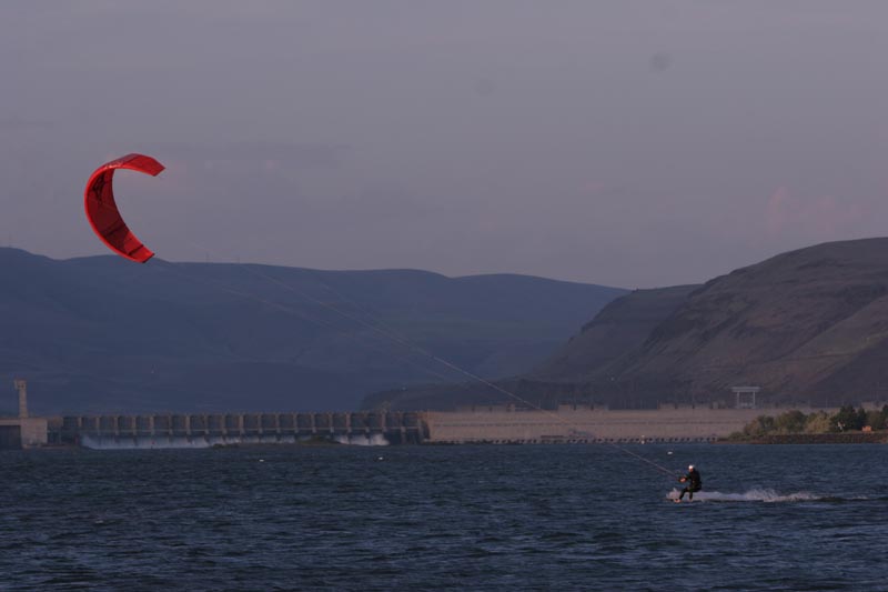 Joe Favre gets in a sunset ride on Sunday at Rufus.