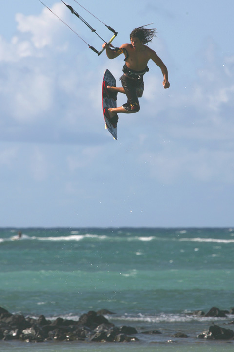Shawn Richman at Kite Beach...