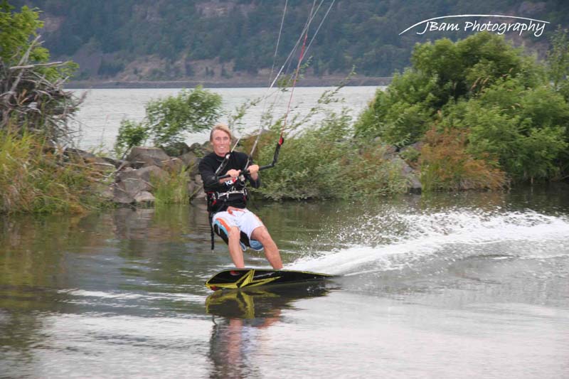 Alex Petterson on the really really inside at the Sandbar.