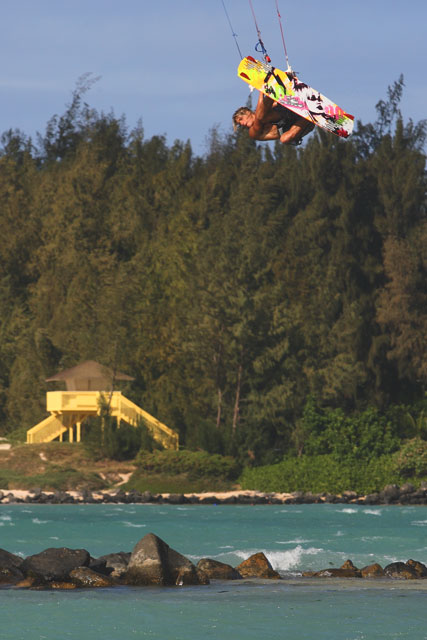 David Comp at Naish Beach.
