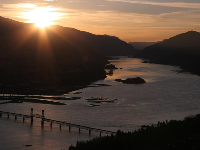 Da Gorge from the top of Hospital Hill