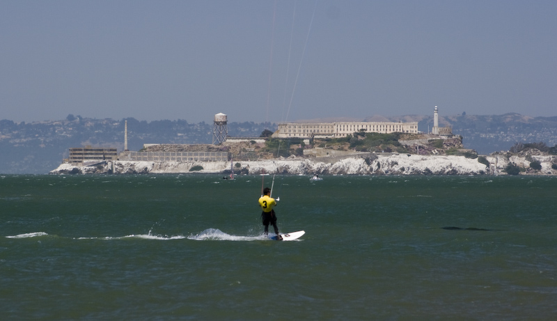 kiting by the rock