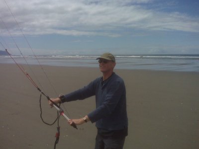 Randy flying the Ozone Flow 5m