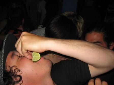 step 4 - squirt lime in eye