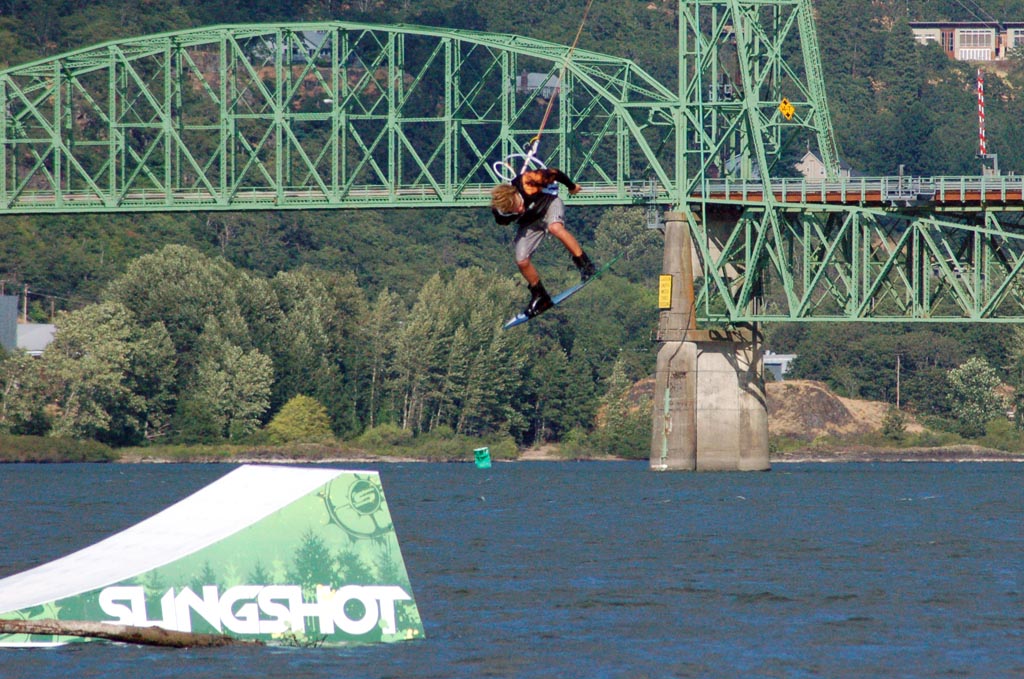 Sam Light off the Slingshot kicker