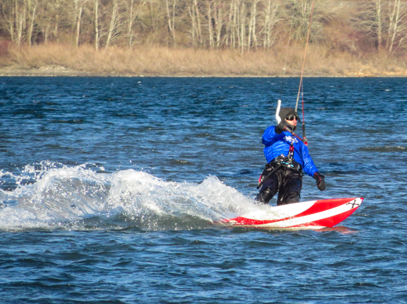 close up of guy with the north kite