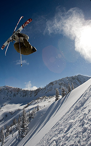 Front Flipping Goodness in the Utah backcountry.