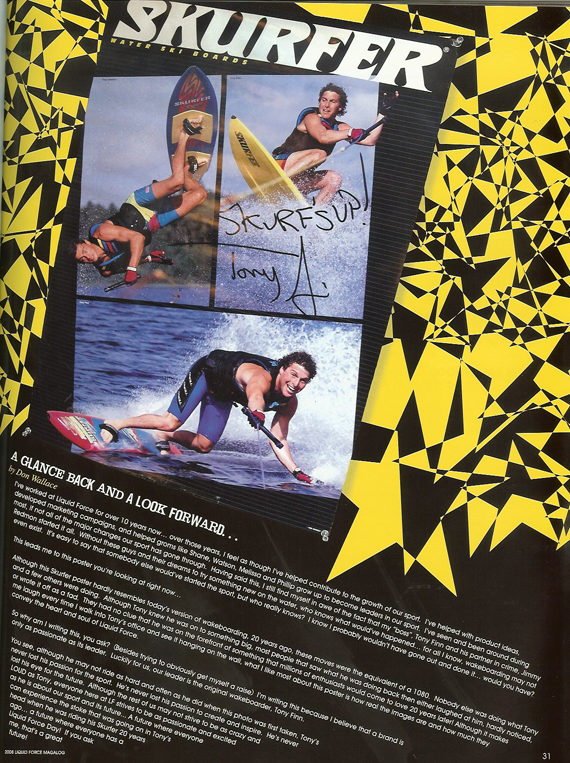 Liquid Force Founder - skurfer designer- Tony Finn