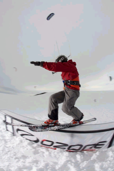 Tele kite rail slide