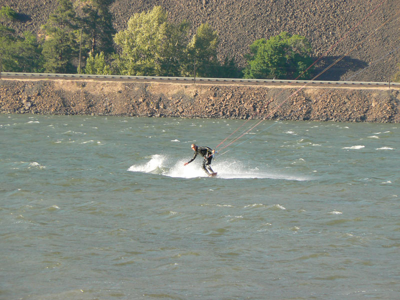 Tom hanging out toeside